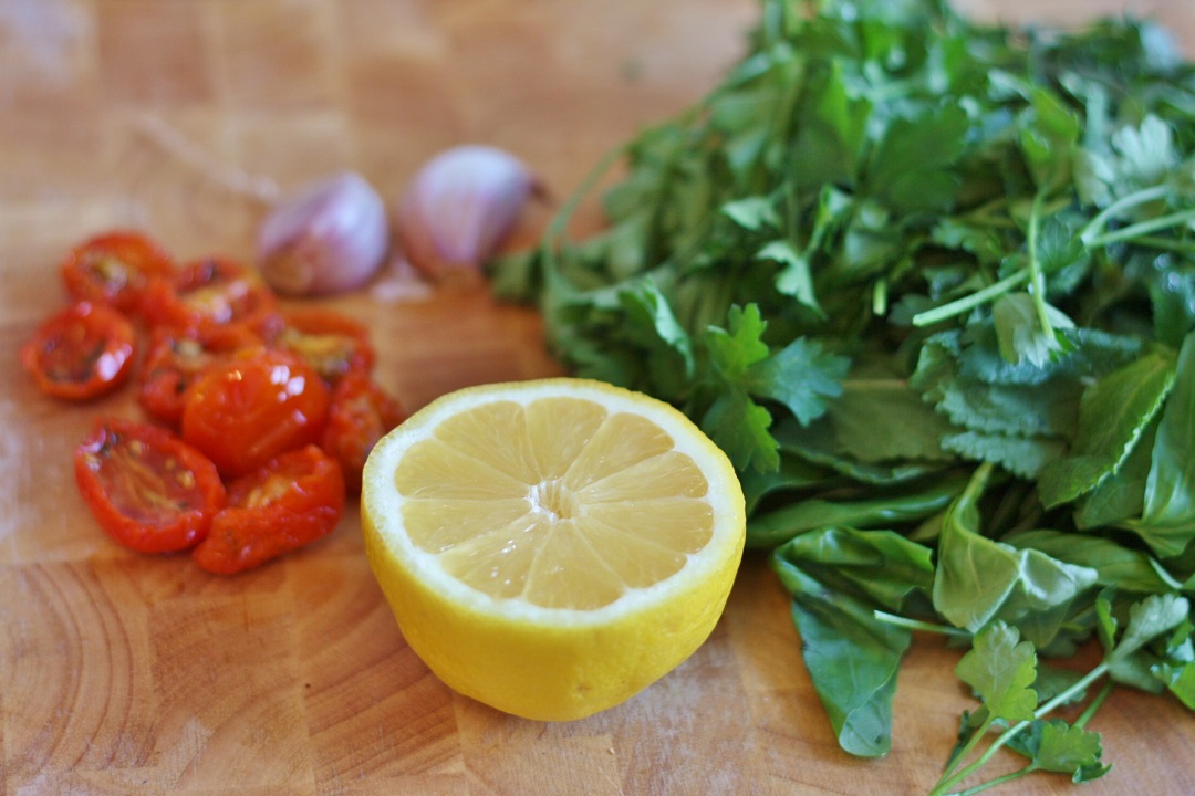 Beluga Lentil with salsa verde recipe merchant gourmet 2