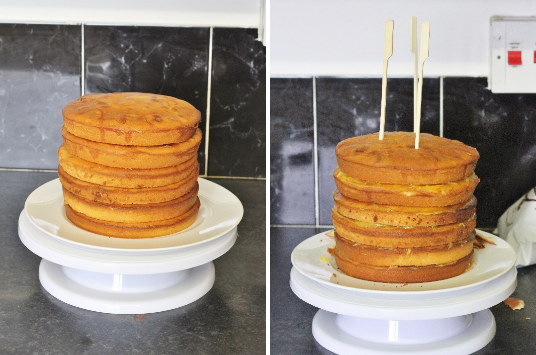 The Bake Off Bake Along Week One - Pineapple Illusion Cake 2