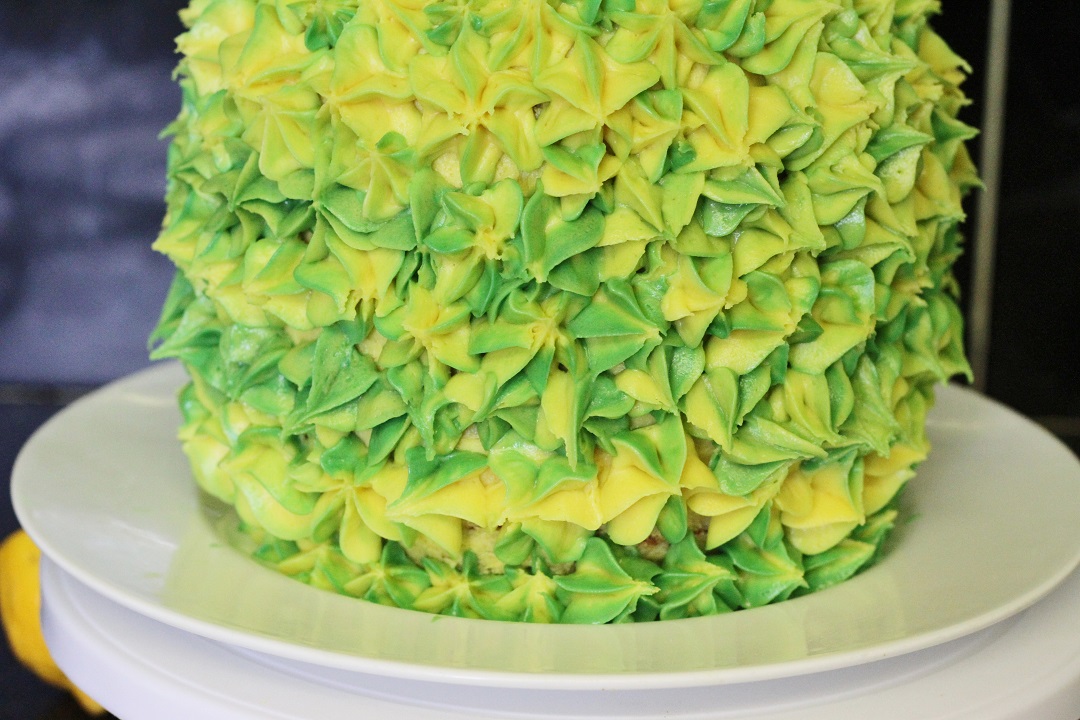 The Bake Off Bake Along Week One - Pineapple Illusion Cake 5
