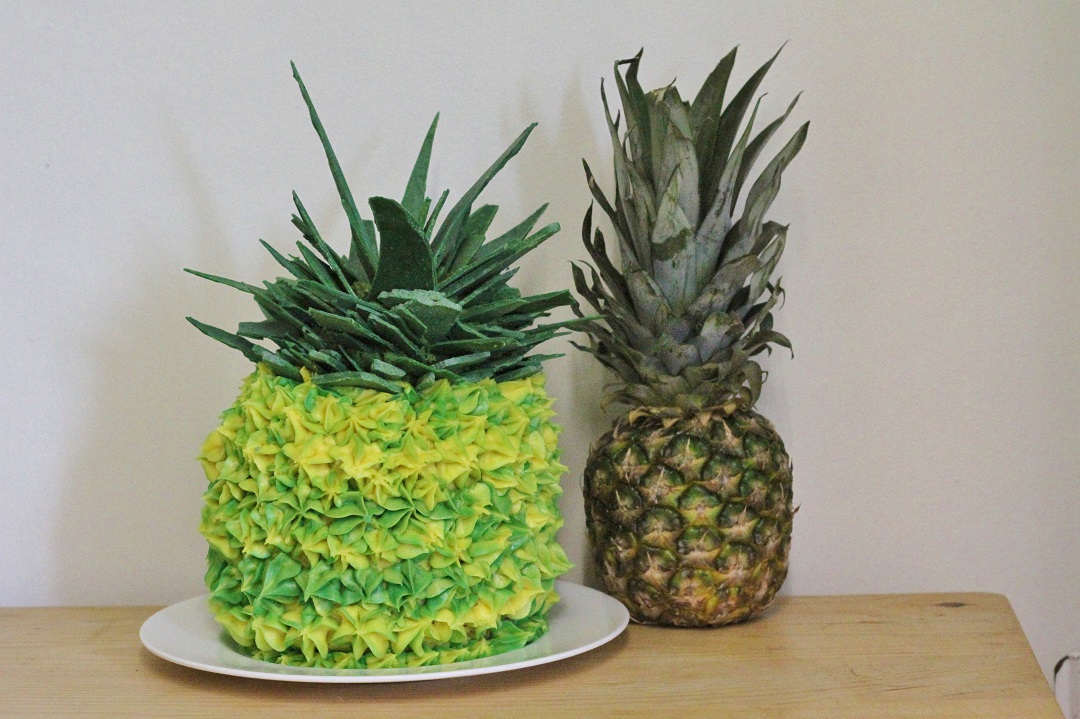 The Bake Off Bake Along Week One - Pineapple Illusion Cake 9